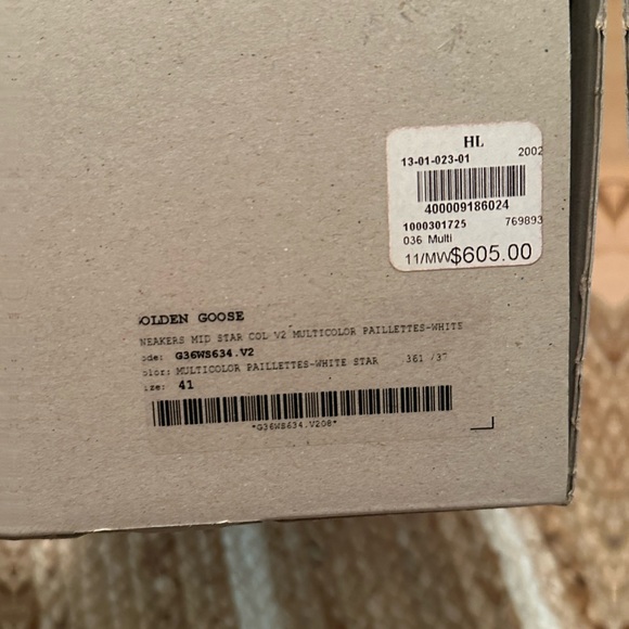 Golden goose midstars- sequin, blue, and pink - Picture 8 of 8